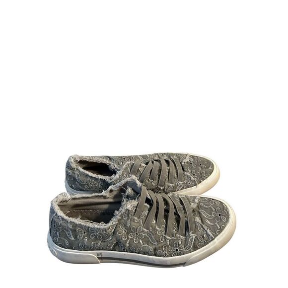 Rocket dog sneakers size 8 no lace sneaker taupe flowers plush foam insert - Picture 1 of 8